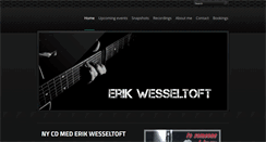 Desktop Screenshot of erikwesseltoft.com